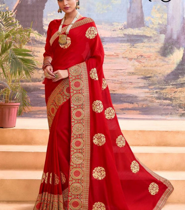 Saroj Sayrana Vichitra Silk Saree Catalog Collection