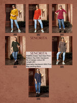 Artriddhas Senorita Eaten Taie Died Print Tops Catalog