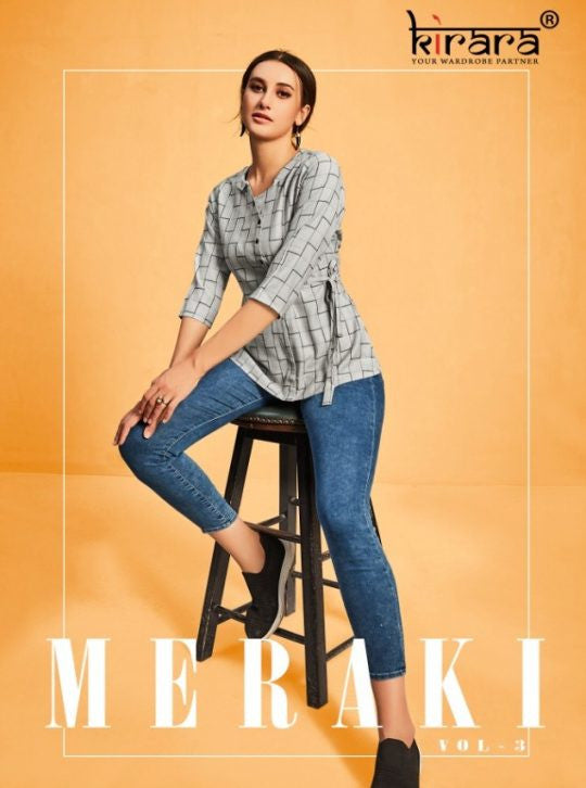 Kirara Meraki Vol-3 Rayon Western Short Tops Catalog Collection
