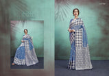YNF Rajdhani Silk Linen Art Silk Saree Catalog Collection