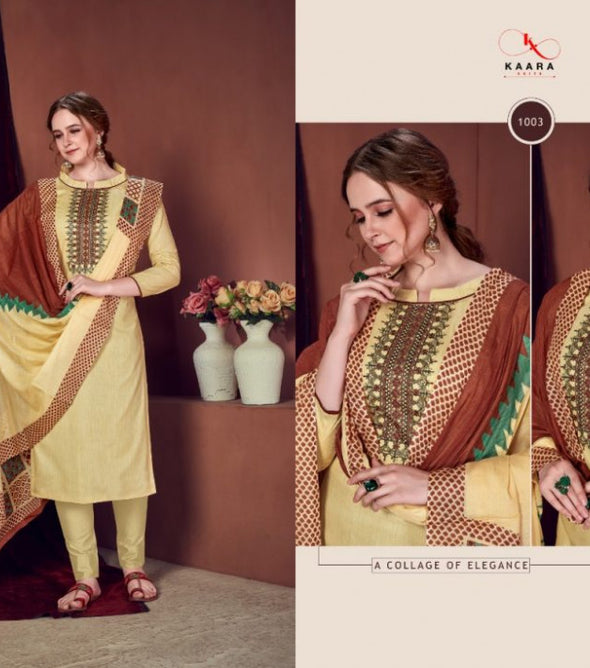 Kaara Suits Ghunghat Vol-2 Cotton Print With Exclusive Embroidery Work Suits Catalog