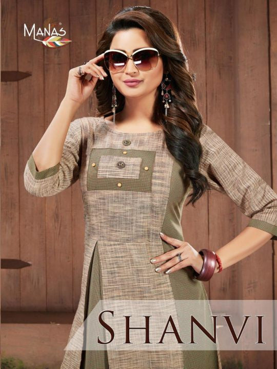 Manas Creation Shanvi Primium Cotton Kurti Catalog