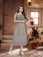 Manas Creation Shanvi Primium Cotton Kurti Catalog