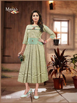 Manas Creation Shanvi Primium Cotton Kurti Catalog
