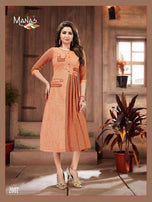 Manas Creation Shanvi Primium Cotton Kurti Catalog