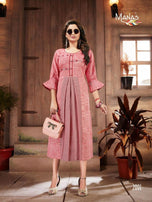 Manas Creation Shanvi Primium Cotton Kurti Catalog