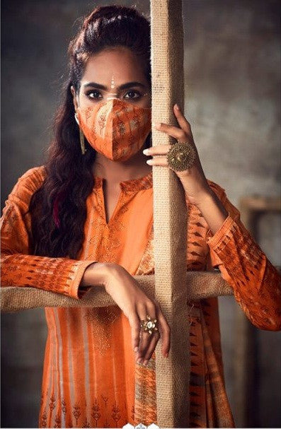 Radhika Fashion Azara Swarovski Pure Lawn Cotton Digital Print Suits