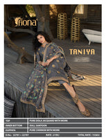 Fiona Taniya Designer Straight Salwar Kameez Catalog Collection