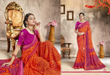 Kessi Chunari Georgette Bandhej Saree Catalog Collection