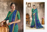 Kessi Chunari Georgette Bandhej Saree Catalog Collection