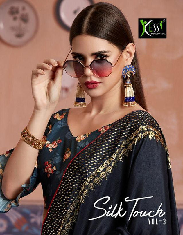 Kessi Silk Touch Vol-3 Dola Silk Saree Catalog Collection