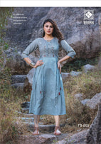 Kiana Free Bird Rayon Western Style Kurtis Catalog