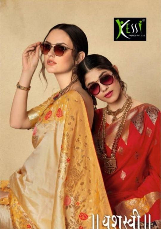 Kessi Yashasvi Silk Jacquard Fancy Saree Catalog