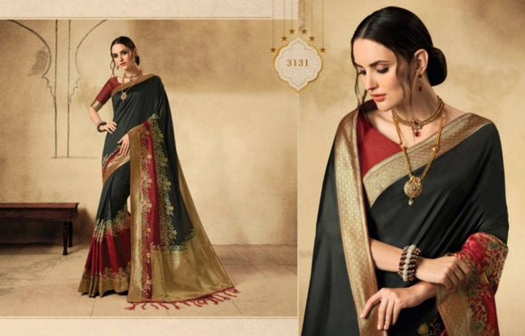 Kessi Yashasvi Silk Jacquard Fancy Saree Catalog