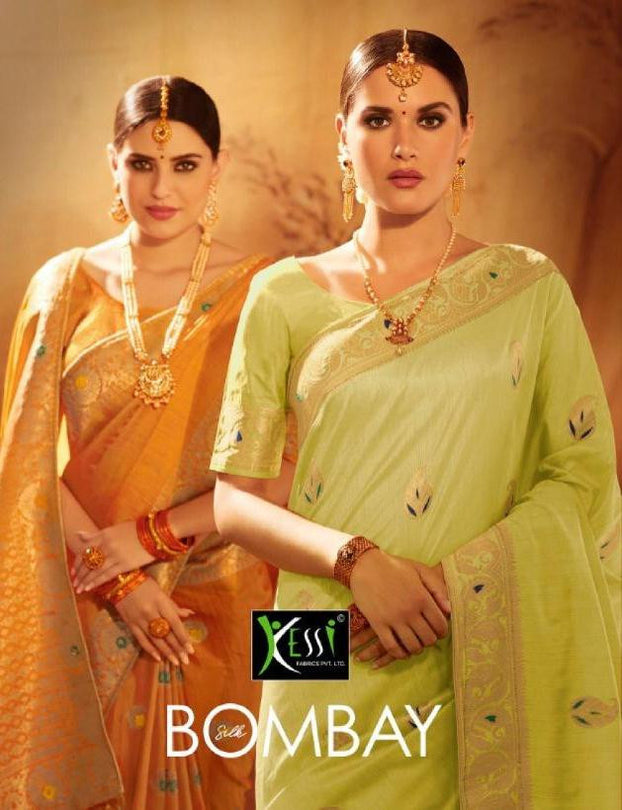 Kessi Bombay Silk Jacquard Fancy Saree Catalog