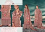 Karma Trendz Inayat Georgette Embroidered Palazzo Suits Catalog