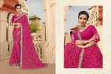 Kessi Bandhan Georgette Bandhani Saree Catalog