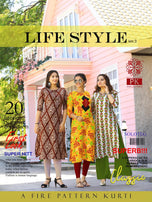 Aradhna PK Lifestyle Vol-3 Rayon Print Kurti Catalog Collection