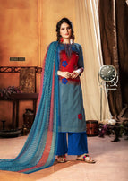 Tm Mallika A Beautiful Printed Designer Suits Summer Catalog Collection