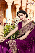 Saroj Morni Vichitra Silk Dyed With Heavy Border Saree Catalog