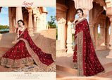 Saroj Morni Vichitra Silk Dyed With Heavy Border Saree Catalog