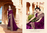 Saroj Morni Vichitra Silk Dyed With Heavy Border Saree Catalog