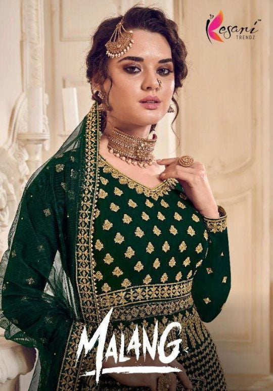 Kesari Trendz Malang Palazzo Style Designer Salwar Suits Catalog