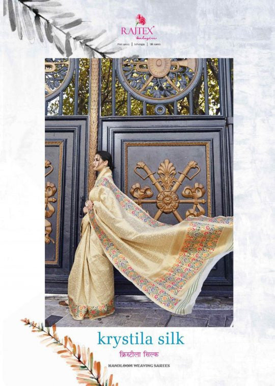 Rajtex Krystila Silk Saree Catalog Collection