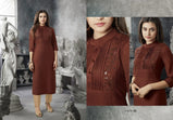 Kessi Kajree Octavia Lining Silk With Hand Work Kurtis Catalog