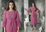 Kessi Kajree Octavia Lining Silk With Hand Work Kurtis Catalog