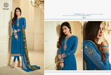 Shaziya Garden Crape Straight Salwar Kameez Catalog Collection