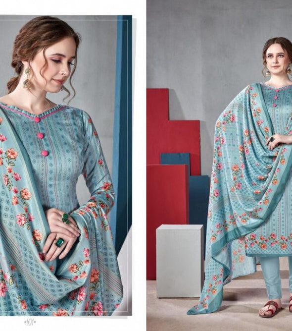 Kaara Suits Zahira Jam Satin Digital Print Salwar Suits Catalog