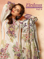 Shree Fabs Firdous Vol-9 Exlusive Collection Pakistani Lawn Suits Catalog Collection