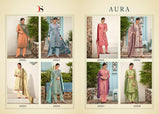 Deepsy Aura Pure Cotton With Emboirdery Work Suits Catalog