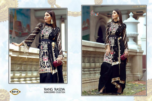 Shree Fabs Rang Rasiya Embroidered Collection Pakistani Style Salwar Suits Catalog