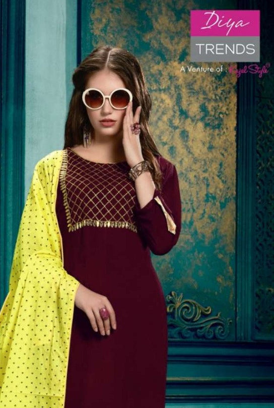 Diya Trendz Odhani Vol-1 Readymade Salwar Sets