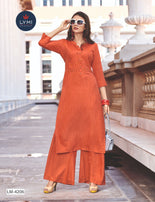 Kessi Lymi Boundry Kurti With Plazzo Sets Catalog