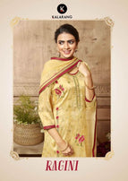 Kessi Kalarang Ragini Jam Silk Straight Pattern Suits Catalog