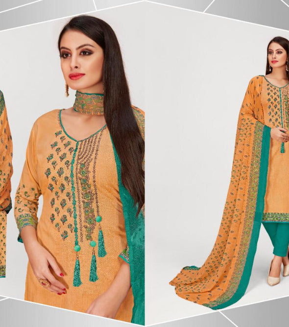 Volono Trendz Zora Vol-1 Cotton With Embroidery Suits Catalog