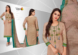 Volono Trendz Zora Vol-1 Cotton With Embroidery Suits Catalog