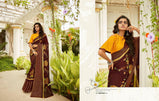 Kessi Megha Chiffon Brasso Print With Viscose Silk Blouse Catalog