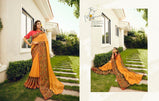 Kessi Megha Chiffon Brasso Print With Viscose Silk Blouse Catalog