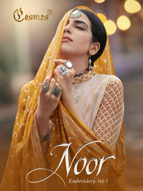 Cosmos Noor Embroidery Vol-1 Lawn Pakistani Suits Catalog