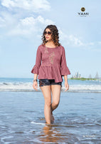 Yami Fashion Topsy Vol-11 Western Short Tops Catalog