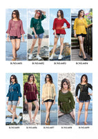 Yami Fashion Topsy Vol-11 Western Short Tops Catalog