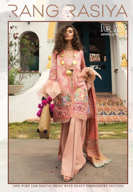 Fairlady Rang Rasiya Pure Cotton Lawn Pakistani Suits Catalog