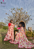 Shangrila Kusum Floral Print Saree Catalog Collection