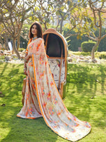Shangrila Kusum Floral Print Saree Catalog Collection