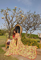 Shangrila Kusum Floral Print Saree Catalog Collection