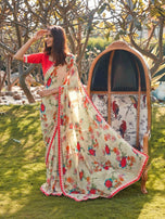 Shangrila Kusum Floral Print Saree Catalog Collection